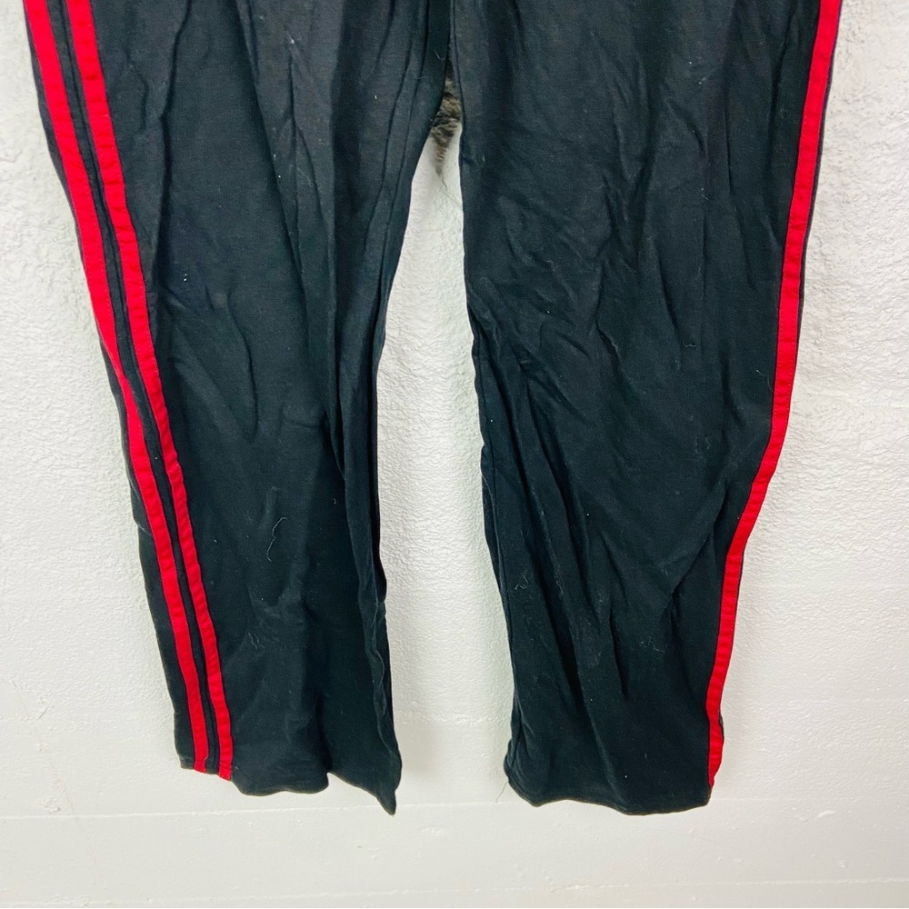 Blue star clothing company lounge Black Pants with Red Stripes size large - Picture 5 of 8